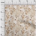 thumbnail image 2 of oneOone Rayon Brown3 Fabric Floral Craft Projects Decor Fabric Printed By The Yard 56 Inch Wide, 2 of 4
