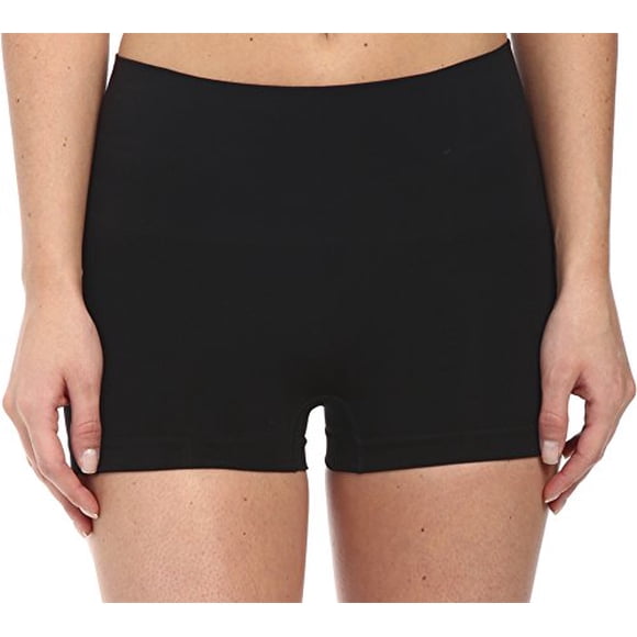 SPANX Culottes Gainantes Quotidiennes pour Femmes, Shorty Sans Coutures, Short Garçon Noir, TG