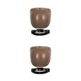thumbnail image 2 of Decodeary Visors Materials For Clear Easy To Carry Vintage Light brown black 2Set, 2 of 6