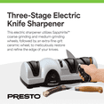 thumbnail image 4 of Presto Aiguiseur de Couteaux Électrique EverSharp Professionnel avec Affûtage à 3 Étapes, 4 of 12