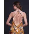 thumbnail image 3 of Bimba Robe de Plage d'Été pour Femmes à Imprimé Floral, Dos Nu, Col Licou - Grande, 3 of 6