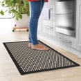 thumbnail image 4 of Better Homes & Gardens Black & White Diamond 20" x 34" Indoor Kitchen Rug - 65% Polypropylene, 35% Polyester, 4 of 6
