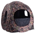 thumbnail image 2 of Costway Portable Hunting Blind Pop Up Ground Camo Enclosure Weather Resistant, 2 of 9