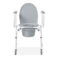thumbnail image 3 of Medline Padded Steel Drop-Arm Commode, 3 of 3