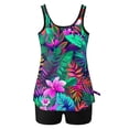 thumbnail image 4 of Meichang Womens Tankini Bathing Suits Tummy Control Tankini Swimsuits 2 Piece Split Swimsuits High Waisted Conservative Tankini Tops with Boyshorts, 4 of 5