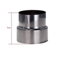 thumbnail image 3 of Stainless Steel Flue Liner Reducer / Tubing Connector Chimney Adaptor Stove Pipe, 3 of 11