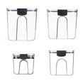 thumbnail image 1 of BINGLI Clearance! Airtight Food Storage Container Clear Plastic Canisters For Cereal, Flour with Easy Lock Lids, for Kitchen Pantry Organization and Storage, 1 of 9
