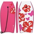 thumbnail image 1 of Goplus 37 Pieds' Planche de Surf Super Légère avec Laisse EPS Core Boarding IXPE Rose, 1 of 10