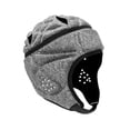 thumbnail image 2 of Casque de Rugby S SERENABLE Ajustable Antichoc, Protège-Tête de Rugby pour Jouer au Soccer, Adultes, Gris, 2 of 9