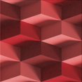 thumbnail image 1 of Ahgly Company Tapis d'Intérieur Lavable en Machine Carré Transitionnel Rouge Canneberge, 4 Pieds Carré, 1 of 7