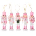 thumbnail image 1 of 5pcs Festival Nutcracker Decoration Wooden Nutcracker Festival Nutcracker Tabletop Ornament, 1 of 8