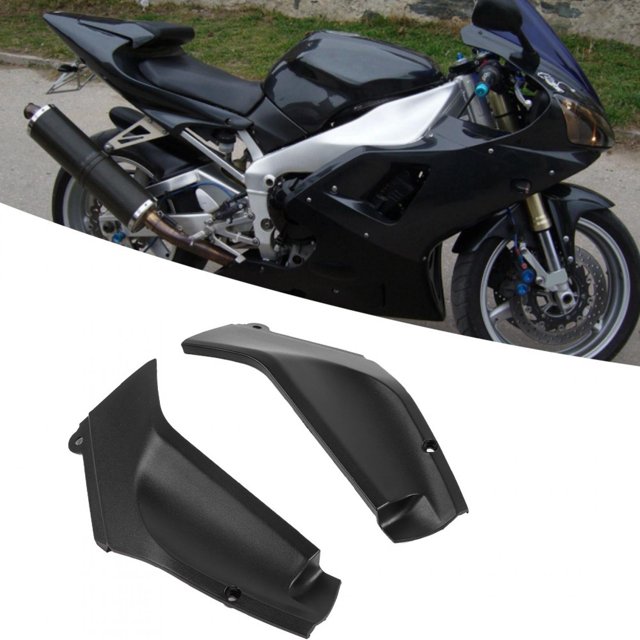 KIMISS Motorcycle Pair Of Side Panels Left & Right Fairing Cover Panel Part Fit For YZF R1 1998-2001 Black
