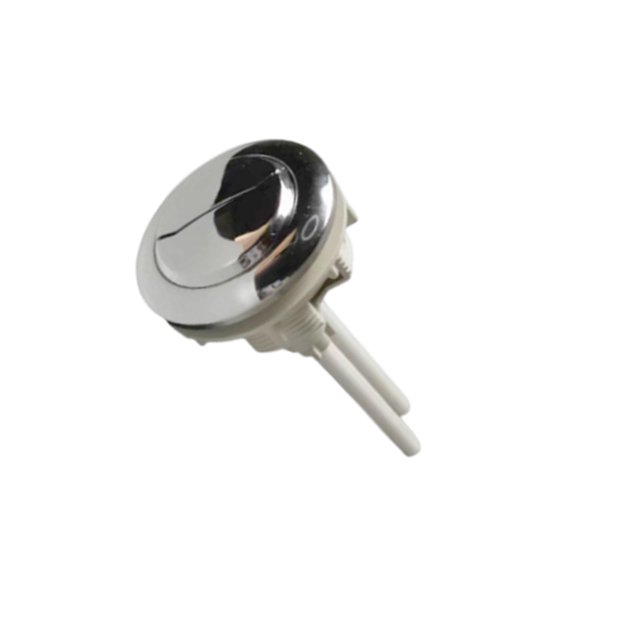 Bouton de Réservoir de Toilette, Bouton de Toilette à Double Poussée pour Chasser l'Eau, Tiges de Bouton de Chasse de Toilette Bouton Poussoir de Remplacement, Bouton de Réservoir d'Eau de Toilette à Double Chute pour Toilette, Tête Ronde Eau 48 mm