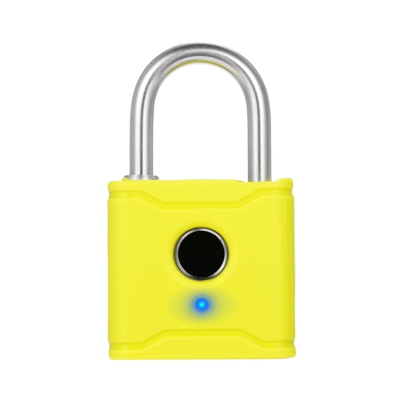 Yeacher T1004D Smart BT Fingerprint Padlock Rechargeable Keyless 20 Fingerprints Emergency Unlocking Easy Operation IP65 Waterproof Anti-theft Security Padlock Door Luggage Backpack Lock