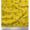thumbnail image 1 of Soimoi Cotton Cambric Fabric Text,Floral & Eiffel Tower Architectural Decor Fabric Printed Yard 56 Inch Wide, 1 of 3