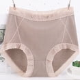 thumbnail image 2 of Yuyuzo Plus Size Underwear Foe Women Full Coverage High Waisted Stretch Layered Solid Color Panties, 2 of 4