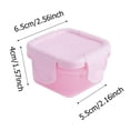 thumbnail image 3 of EIGTHTAIL Plastic Food Storage Containers with Lids Small Airtight Containers Square School Lunch Containers for Leftover Food Containers Food Storage Extra Offer, 3 of 4