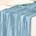 thumbnail image 5 of Boho Gauze Green Wedding Table Runner Fabric Kitchen Dining Holiday Table Decor For Home Party Indoor, 5 of 5