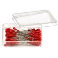thumbnail image 5 of UNIQUE CREATIV Easy Hold Red Ball-Head Pins, 38 mm (1.5 in), 60-Pack, 5 of 5