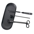 thumbnail image 1 of Abbracc Candle Accessory Set Candle Wick Trimmer 4 Pieces. Scissors + Lid + Hook + Tray, 1 of 7