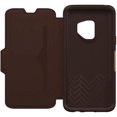thumbnail image 3 of OtterBox Strada Series Shock Absorbent Foli Cell Phone Case for Samsung Galaxy S9, Brown, 3 of 6