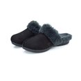 thumbnail image 1 of PowerStep Pantoufles Orthopédiques Luxe pour Femmes Noir/charbon - 8850-10, 1 of 2