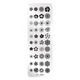 thumbnail image 1 of WIFKLSIIPG Printing Plate Nail Stainless Steel Printing Plate Blue Film Steel Plate Geometric Floral Series Colorful Printing Transfer Template, 1 of 6