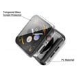 thumbnail image 2 of 2 pack Case Built in Tempered Glass Screen Protector Compatible with Apple Watch Series 44mm 40mm 45 mm 41mm , Matte PC Case Bumper Overall Protective Cover for iwatch series 6 5 4 7 SE 3 2 1, 2 of 6