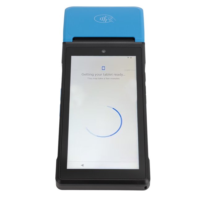 POS PDA Receipt Printer, 5.5 Inch Touchscreen, 1080P, 58mm Thermal POS Receipt Printer for 12.0, Support 4GLTE, WiFi, , NFC, USB OTG, Long Lasting Battery, 5.5 Inch Touch Screen,