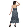 thumbnail image 3 of Moomaya Robe Longue Maxi Imprimée pour Femmes Sans Manches à Col en V Décontractée Évasée Kurta, 3 of 6