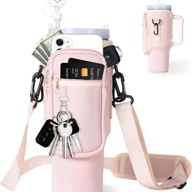 Chmadoxn 40oz Ice Cup Set Diving Material Water Bottle Handbag Handle Car Insulated Letter Cup Set Cup set
