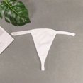 thumbnail image 1 of XZNGL Women Sexy Transparent Underwear Sling Solid Color Shortened Underwear Set, 1 of 1