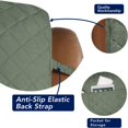 thumbnail image 3 of 2024 Reversible Quilted Sofa Cover  Water Resistant Slipcover Furniture Protector  Washable Couch Cover with Non Slip Foam and Elastic Straps for Kids  Dogs  Pets (Small  Pink/Beige), 3 of 7