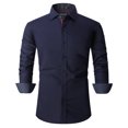 thumbnail image 1 of Chemises Habillées pour Hommes Coupe Régulière Manches Longues Chemise pour Homme, 1 of 5