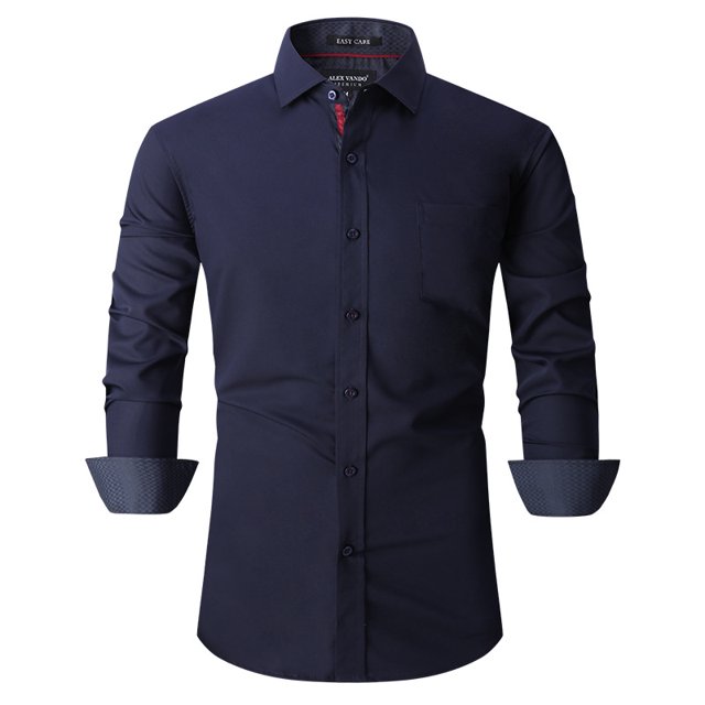 Chemises Habillées pour Hommes Coupe Régulière Manches Longues Chemise pour Homme