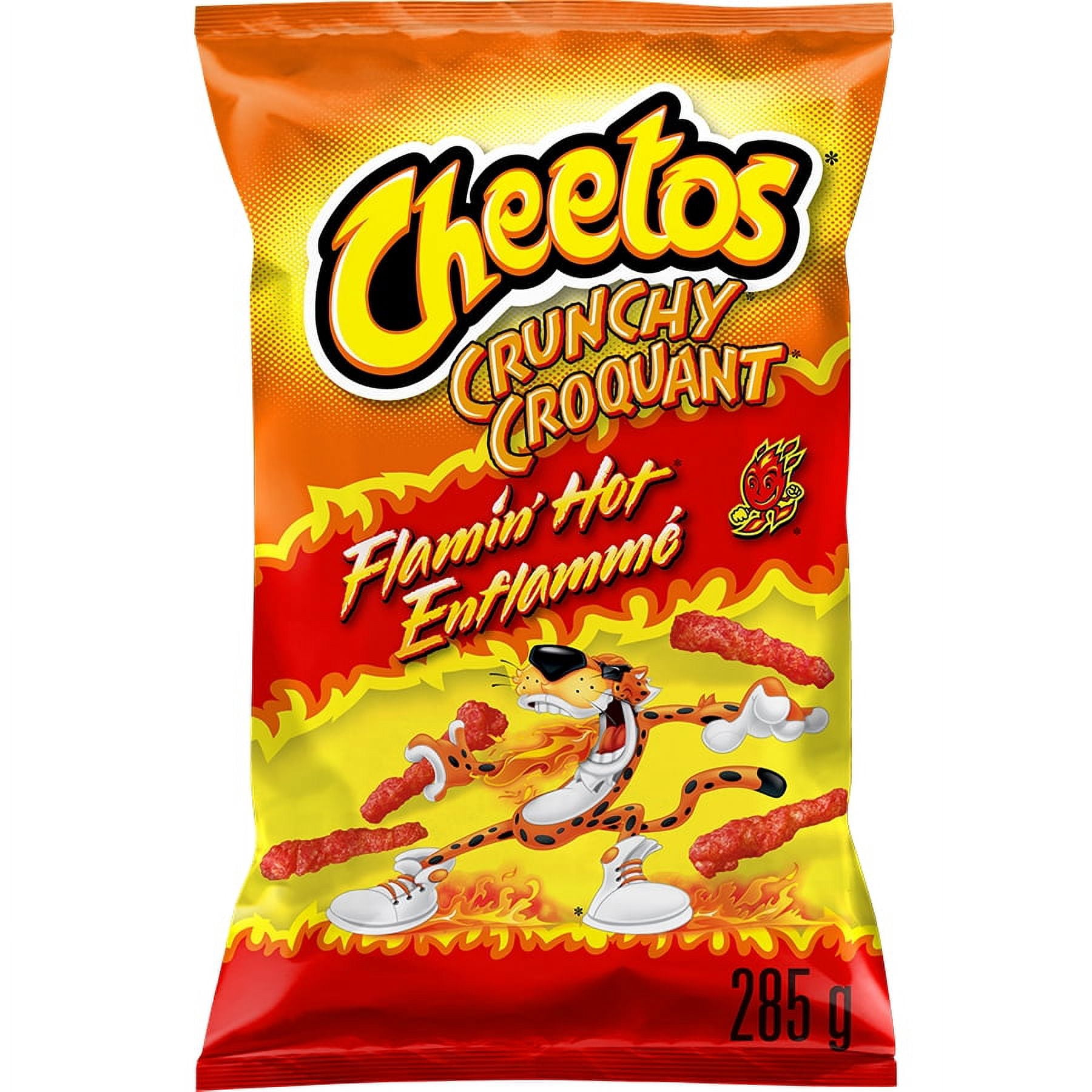 Cheetos Crunchy Flamin' Hot Cheese flavoured Snacks