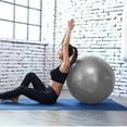 thumbnail image 3 of Exercise Ball - Bender Ball for Stability, Barre, Pilates, Yoga, Balance, Core Training, Stretching and Physical Therapy，sliver, 3 of 5