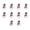 Multi-color-G, variant on Christmas Red Wine Glass Card Decoration Santa Hat Claus Party Card Wine Glass Decoration Shopping Mall Restaurant