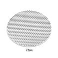 thumbnail image 2 of ziyahi Stainless Steel Round Grill Net BBQ Mat For BBQ Lovers Barbecue Rack Round BBQ Grill Mesh Grill Rack 22cm, 2 of 6