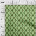 thumbnail image 2 of oneOone Rayon Light Green Fabric Asian Ikat Sewing Material Print Fabric By The Yard 56 Inch Wide, 2 of 4