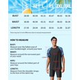 thumbnail image 2 of Charmo Mens Short Sleeve Gradient Swim Shirts Quick Dry UPF 50+ Sun Protection Rash Guards Running Hiking Swimming Tops, 2 of 9
