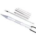 thumbnail image 3 of Bracelets Parachute Corde Aiguilles à Tricoter Kit de Pointe en Aluminium Bricolage Tissage ToolSilver 6pcs/set, 3 of 9