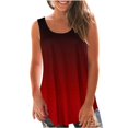 thumbnail image 1 of Yuyuzo Débardeurs pour Femmes Été Sans Manches T-Shirt Décontracté Col Rond Chic Color Block Blouse Fluide de Plage, 1 of 6