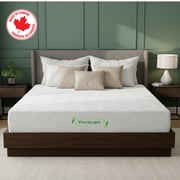 ViscoLogic 8 Inch Queen Mattress Memory Foam with Orthopedic Support, Presusre Relieving Comfort, Medium Firm, CertiPUR-US® Certified Foam