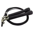 thumbnail image 3 of Speed Skipping Wire Rope Indoor Outdoor Jumping Rope Weight rope jumping rope Loss Exercise Home Gym Workout Tool, Black, 3 of 6