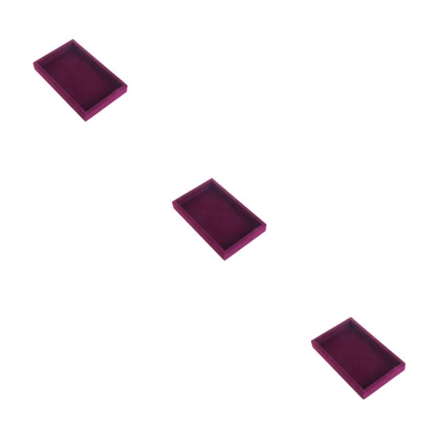 relayinert Jewelry With Compact And Portable Jewel Storage Case Travel And Daily Effectively Protecting purple 3Set