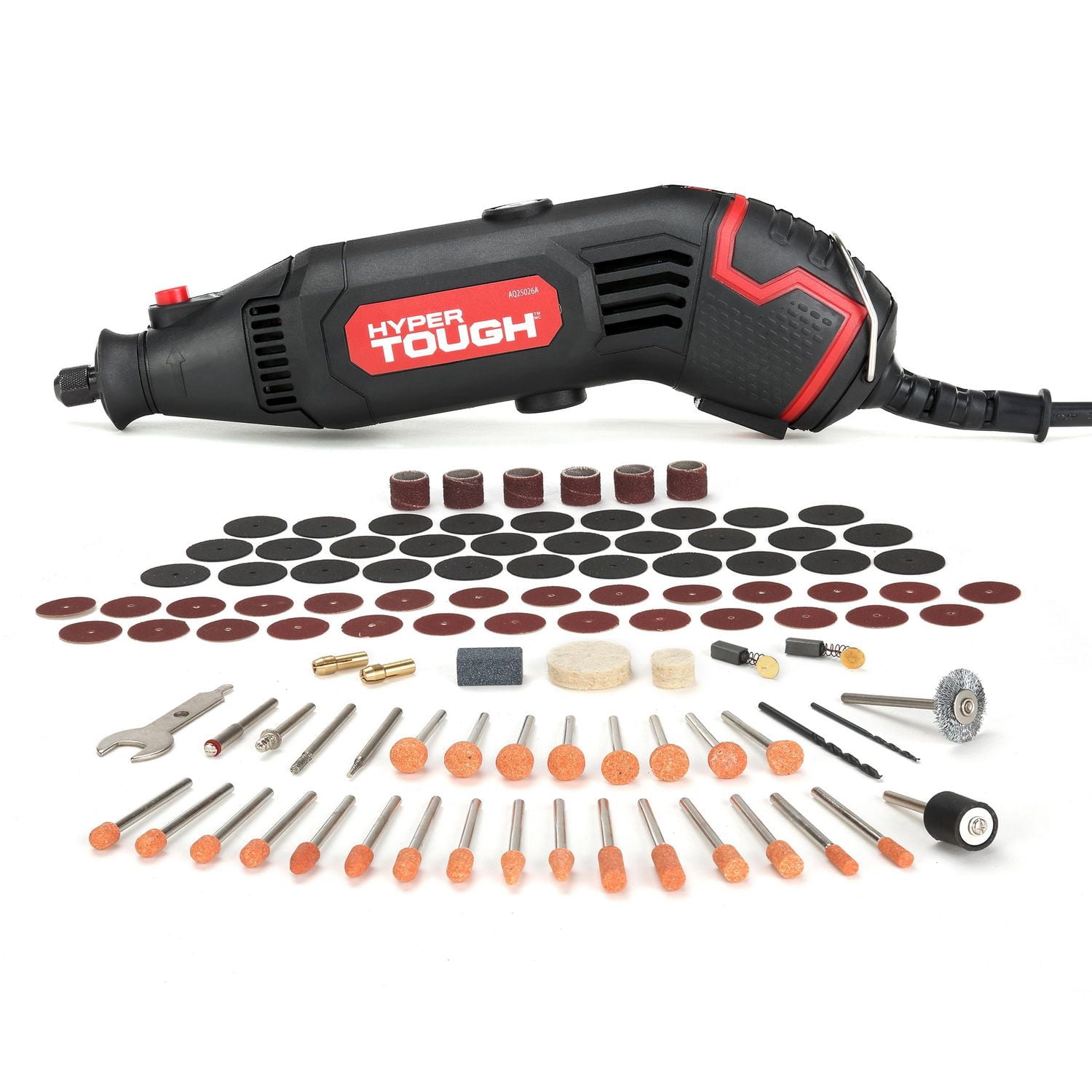 Outil rotatif filaire Hyper résistant de 1,5 A, vitesse variable avec 105 accessoires rotatifs et étui de rangement, état neuf, 120 V