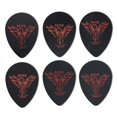 thumbnail image 1 of Raven Small Teardrop Guitar Picks, Black - 0.80 mm - 72 Pieces, 1 of 1