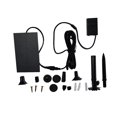 thumbnail image 1 of Solar Fountain Waterfall Pump Outdoor Rotatable Waterfall Pump Kit with 4 Nozzles Landscape Decoration Decorative Pond for Bird Bath Pool Fish Tank 2.5W, 1 of 9