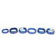 thumbnail image 4 of Sonew Climate Control Knob Ring,AC Button Trim,6PCS AC Audio Headlight Button Covers Blue Short Type Replacement For Ford F‑150 4‑Wheel Drive Trailer 2018‑2020, 4 of 8